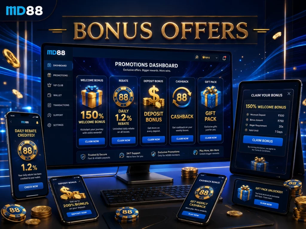 What Are MD88 Bonus Offers