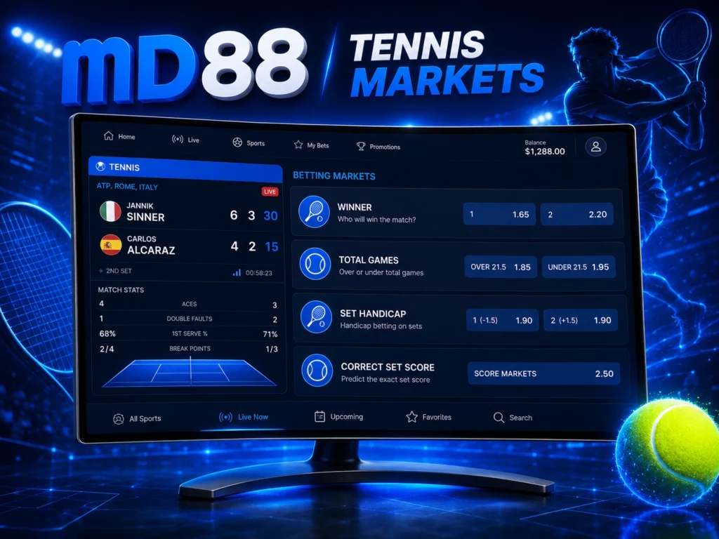 Tennis Betting Markets